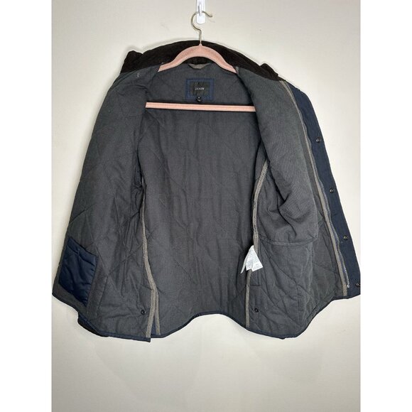J.CREW Men's Sussex Quilted Jacket Size Medium Winter Coat Preppy Classic - Picture 14 of 14
